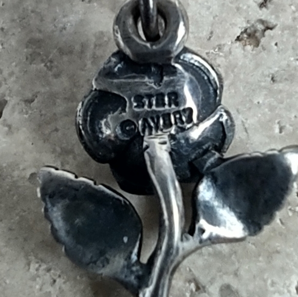 James Avery Sterling Silver Rose Pendant - Picture 6 of 6